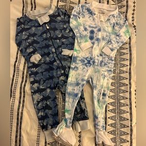 2 Burt’s Bees Baby 6-9 month sleep and play outfits